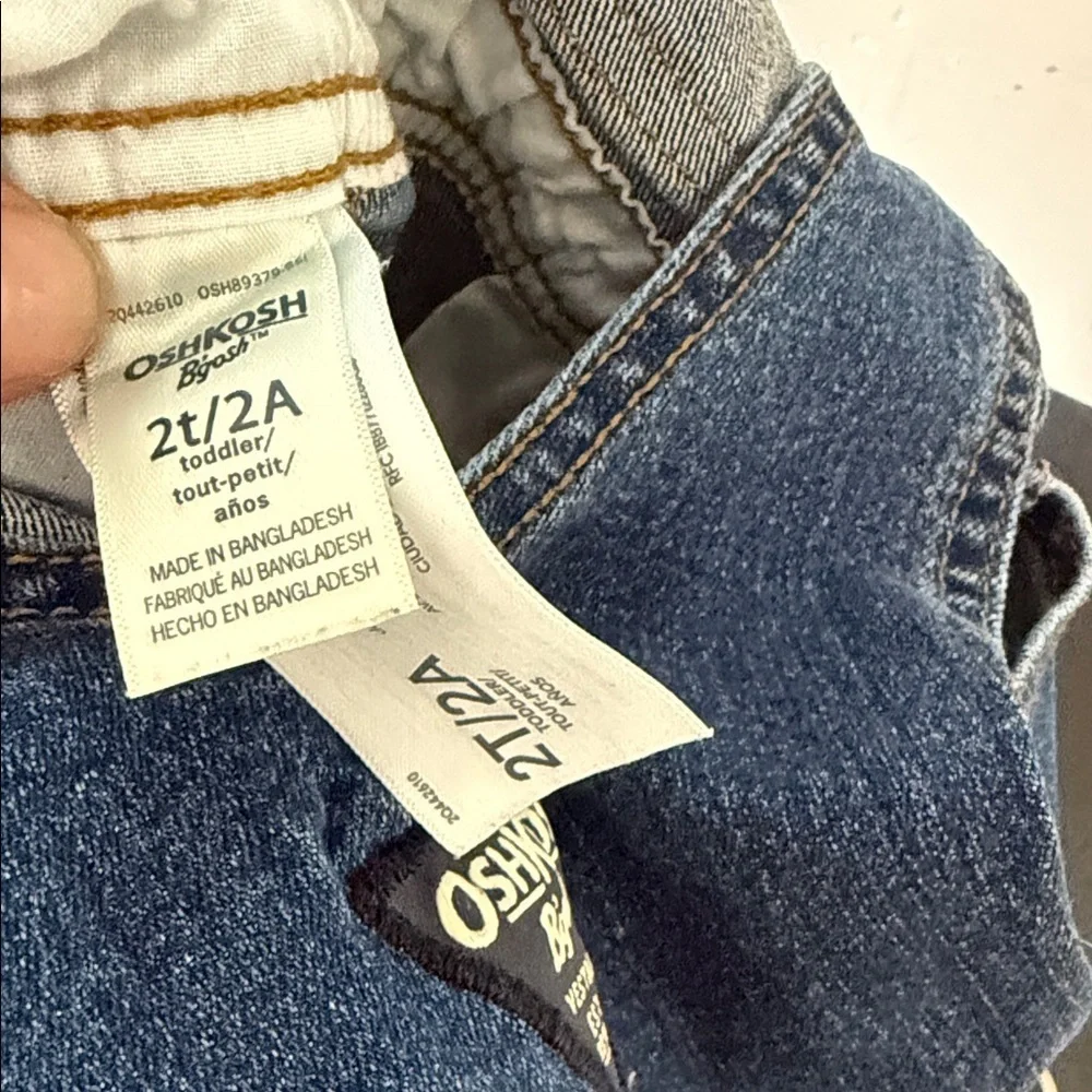 OshKosh B'gosh Dark Blue Denim Kids Overalls